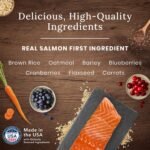 Blue Buffalo Wilderness More Meat & Wholesome Grains Natural Dry Dog Food, Large Breed Salmon 24lb - Image 4