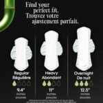 Kotex Bamboo Ultra Thin Pads with Wings, Regular Absorbency, 34 Count (Packaging May Vary) - Image 5