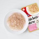 INABA Chicken Stew for Cats, Side Dish/Topper with Vitamin E, 39 gram Pouch, 8 Pouches Total, Chicken with Tuna Recipe - Image 4