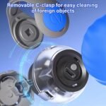 2025 Upgrade Speedy Cat Toy with Feather Tail, Motion Activated Automatic Rolling Smart Cat Toys for Indoor Cats, USB Rechargeable Cat Ball, Blue - Image 5