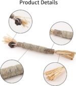 PAKESI Silvervine Catnip Sticks 4-Piece Set of cat Toys, Chew Toys for Kittens Teeth Cleaning, Indoor cat Interactive Toys, Suitable for All Cats Chewing Sticks to Relieve Stress - Image 3