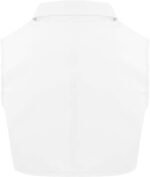 Shinsto Men's Fashion Fake Collar Detachable Dickey Collar Solid Color Half Shirts False Collar - Image 6