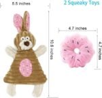 Puppy Toys for Teething, Puppy Chew Toys for Small Dogs, Crinkle Dog Toys Small Breed Boredom and stimulating, Dog Toys for Small Dogs, Pink, 5-Pack - Image 4