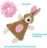 Puppy Toys for Teething, Puppy Chew Toys for Small Dogs, Crinkle Dog Toys Small Breed Boredom and stimulating, Dog Toys for Small Dogs, Pink, 5-Pack - Image 6