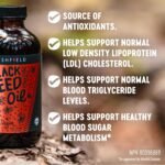 Freshfield Black Seed Oil, Tested Cold Pressed Nigella Sativa, High Thymoquinone (min 1.5%) and p-Cymene, Ultra Strength, Vegan, 100% Pure and Natural Black Cumin Seed Oil Supplement, 8oz Liquid - Image 3