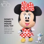 Disney for Pets Minnie Mouse Plush Squeaky Dog Toy 6in Dog Toys | Plush Squeaker Toy for Dogs Inspired by Minnie Mouse, Mickey and Friends - Image 3