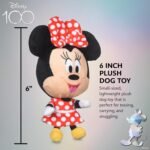 Disney for Pets Minnie Mouse Plush Squeaky Dog Toy 6in Dog Toys | Plush Squeaker Toy for Dogs Inspired by Minnie Mouse, Mickey and Friends - Image 6