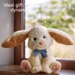 TUMAMA Bunny Stuffed Animal - Musical Stuffed Animal with Moving Ears, Features Singing, Recording, Repeating for Toddlers, Interactive Stuffed Bunny Plush Gift Toys for Boys and Girls - Image 7