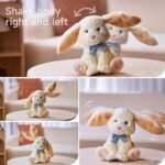 TUMAMA Bunny Stuffed Animal - Musical Stuffed Animal with Moving Ears, Features Singing, Recording, Repeating for Toddlers, Interactive Stuffed Bunny Plush Gift Toys for Boys and Girls - Image 8