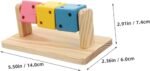FAVOMOTO Hamster Chew Toys Rat Chew Toys Sturdy Wooden Enrichment Platform Natural Pet Cage Accessories for Small Animals - Image 3