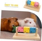 FAVOMOTO Hamster Chew Toys Rat Chew Toys Sturdy Wooden Enrichment Platform Natural Pet Cage Accessories for Small Animals - Image 4