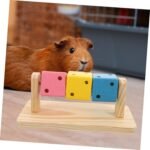 FAVOMOTO Hamster Chew Toys Rat Chew Toys Sturdy Wooden Enrichment Platform Natural Pet Cage Accessories for Small Animals - Image 5