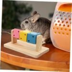 FAVOMOTO Hamster Chew Toys Rat Chew Toys Sturdy Wooden Enrichment Platform Natural Pet Cage Accessories for Small Animals - Image 6