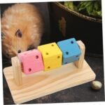 FAVOMOTO Hamster Chew Toys Rat Chew Toys Sturdy Wooden Enrichment Platform Natural Pet Cage Accessories for Small Animals - Image 7