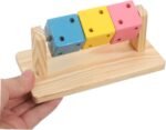 FAVOMOTO Hamster Chew Toys Rat Chew Toys Sturdy Wooden Enrichment Platform Natural Pet Cage Accessories for Small Animals - Image 10