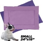 Downtown Pet Supply Two-Toned Waterproof Comfort Crate Mat Beds for Indoor/Outdoor Use (Light and Dark Purple, Small) - Image 8