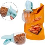 2Pcs Slanted Cat Bowl Cat Bowls with Stand Pet Feeder Double Food Diner Bowl Set Perfect for Cats and Ultra Small Dog Cat Food Dishes Raised Pet Food Scoop (Transparent) - Image 5