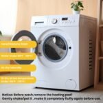 Heated Cat Bed Indoor for Cats & Small Dogs - Winter Warm Plush Round Pets Heating Bed, Ultra-Soft Velvet & Cotton Thermal Heated Dogs Bed for Cold Weather, Overheat Protection for Pets - Image 9