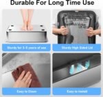 Marchul 2 Pack Stainless Steel Cat Litter Box with Litter Scoop Holder, XL Litter Boxes with Metal Scoop, Litter Mat, Easy to Clean for Indoor Big Cats,High Sides, Multicat Home,Anti-Urine Leakage - Image 7