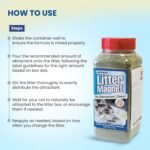 JorVet Feline Litter Magnet | All-Natural Herbal Solution to Attract Cats to Litter Box & Resolve Behavioral Issues | Treats 100+ lbs. of Clumping Litter | 20oz Earthly Scented - Image 3