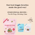 Bocce's Bakery Burgers & Fries Treats for Dogs - Special Edition Wheat-Free Dog Treats, Made with Real Ingredients, Baked in The USA, All-Natural Beef, Sweet Potato & Cheese Biscuits, 5 oz - Image 6