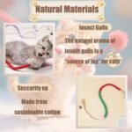 2PCS Chew Rope Catnip Toys for Cats, 70cm/27 Inches Kitten Teething Chew Toy Rope Interactive Cat Toys for Indoor Cats Chew Sticks for Dental Health Stress Relief Play - Image 3