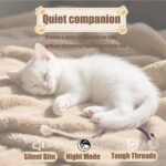 2PCS Chew Rope Catnip Toys for Cats, 70cm/27 Inches Kitten Teething Chew Toy Rope Interactive Cat Toys for Indoor Cats Chew Sticks for Dental Health Stress Relief Play - Image 6