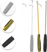 VICASKY 3PCS Cat Interactive Fishing Pole Set, Bite Resistant Cat Wand with DIY Assembly, Random Color - Image 3