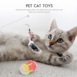 VICASKY 3PCS Cat Interactive Fishing Pole Set, Bite Resistant Cat Wand with DIY Assembly, Random Color - Image 8