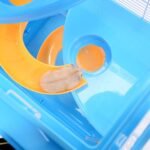 Double-Layer Hamster Cage Villa with Skylight, Acrylic Pet Hamster House for Small Animals, Portable - Image 5