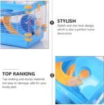 Double-Layer Hamster Cage Villa with Skylight, Acrylic Pet Hamster House for Small Animals, Portable - Image 8