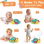 Baby Toys 6-12-18 Months, Tummy Time Toy for 1+ Year Old Learning Crawling Walking Baby Toy for 6 7 8 9 10 11 12 Month Old Infant Light Up Musical Development Toys for Babies Boys Girls Gifts - Image 8