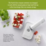 ZWILLING Fresh & Save Small Vacuum Sealer Airtight Food Storage Container with Lid, Food Storage Container, Meal Prep Container, Food Saver - Image 5