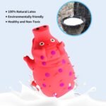 2-Pack Squeaky Pig Dog Toys - Durable Rubber Chew Toys with Oinking & Grunting Sounds for Small, Medium & Large Dogs - Interactive Latex Puppy Toy Set - Image 6