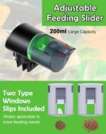 Automatic Fish Feeder - Rechargeable Timer Auto Fish Feeder with USB Charger Cable for Vacation Weekend Holiday, Fish Food Dispenser for Aquarium or Fish Tank - Image 4