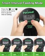 Automatic Fish Feeder - Rechargeable Timer Auto Fish Feeder with USB Charger Cable for Vacation Weekend Holiday, Fish Food Dispenser for Aquarium or Fish Tank - Image 6