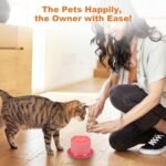 2 Pcs Slow Feeder Cat Bowls, Raised Cat Bowl with Anti-Slip Base, Durable Pet Food Dishes for Cats & Small Dogs, Prevents Fast Eating, Healthy Eating Diet Pet Bowl for Dry and Wet Food - Image 9
