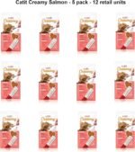 Catit Creamy Cat Treats Lickable, Salmon Flavor, 60 Tubes, Hand-Fed Lickable Cat Treats, Healthy & Hydrating, Made with Fresh Ingredients, Gaterie Pour Chat - Image 3