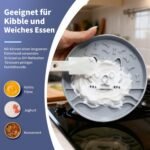 Slow Feeder Dog Bowl with Non-Slip Base, Silicone Puzzle Dog Food Bowl with Unique Design, Slow Feeding Bowl for All Types of Dogs Cats, Interactive Slow Eating, Anti-Choking, BPA-Free - Image 7