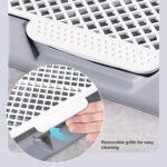 GLOGLOW Dog Pee Pad Holder Tray with Grate, Dog Litter Box Toilet, No Leak, Less Mess, Indoor Outdoor for Small to Medium Dogs (Gray) - Image 4