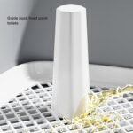 GLOGLOW Dog Pee Pad Holder Tray with Grate, Dog Litter Box Toilet, No Leak, Less Mess, Indoor Outdoor for Small to Medium Dogs (Gray) - Image 5