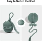 by Cheerble 2 in 1 Interactive Cat Toys for Indoor Cats, Wicked Ball Duo2, Automatic Rolling Ball & Spinning Top, 6 Play Ways with Bird Chirping and Speedy Tail, LED Rechargeable Cat Toy - Image 4