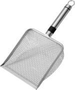 Cat Litter Scoop, Sand Strainer, Sand Scoop with Handle, Mesh Strainer, Poop Scoop, Pet Strainer, Litter Scoop, Cat Litter Scoop for Small Animals, Mesh Spacing 5 - Image 8