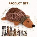 2 in1 Interactive Hedgehog Dog Toy, Plush Dog Snuffle Toy, Enrichment Toys for Small Dog - Image 3