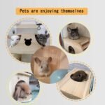 Chinchilla House – Natural Wooden Hideout, Safe & Durable, Unpainted, with Pegs for Teeth Grinding - Image 7