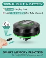 Automatic Fish Feeder for Aquarium - Auto Fish Food Dispenser Rechargeable for Fish Tank Vacation Fish Feeder Timer with USB Charger Cable - Image 6