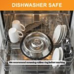 NEATER PET BRANDS Slow Feed Bowl Stainless Steel Metal (Non Tip Style) - Stops Dog Food Gulping, Bloat and Rapid Eating (Large, Non-Tip Base) - Image 9