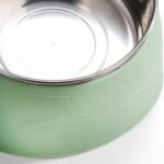 4 Pack Raised Cat Bowls, Stainless Steel Cat Food Water Bowl with Non-Slip Rubber, 14 oz Cat Dishes Cat Feeder for Indoor Pets, 4 Colors - Image 9