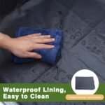 Dogs Litter Box, High Walls Dog Pee Pad Holder Foldable Indoor Dog Potty Tray with Waterproof Liner for Puppies Small and Medium Dogs - Image 4