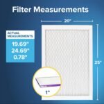 Filtrete 20x25x1 AC Furnace Air Filter, MERV 12, MPR 1500, CERTIFIED asthma & allergy friendly, 3 Month Pleated 1-Inch Electrostatic Air Cleaning Filter, 4-Pack (Actual Size 19.69 x 24.69 x 0.78 in) - Image 3